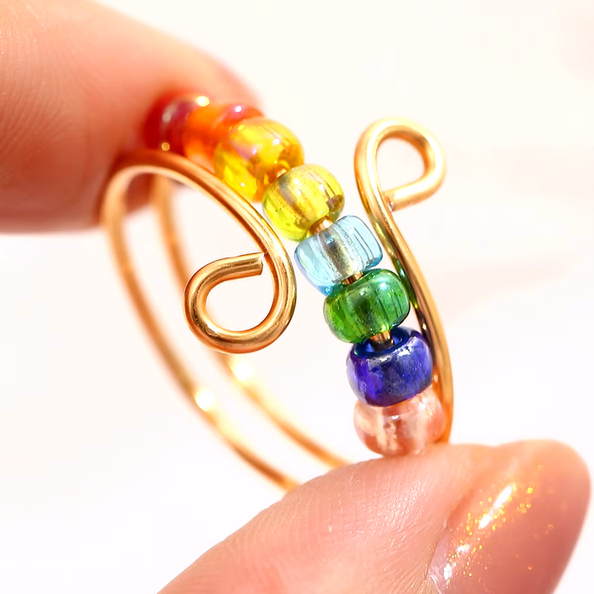 Rainbow Fidget Ring